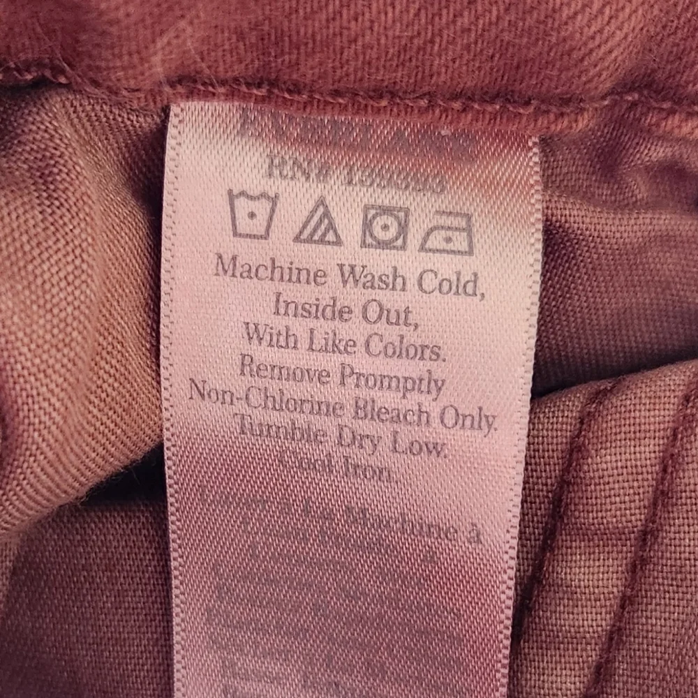 NWT Everlane "The Way-High" Rise Straight Jean Burnt Orange | Women's Size 23 - Picture 12 of 14